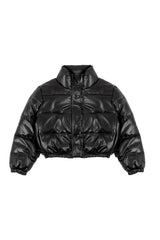 Faux Leather Puffer Jacket | Forever 21 Womens