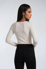 Boat Neck Long-Sleeve Top | Forever 21 Womens