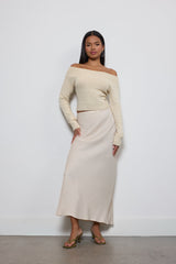 Satin A-Line Maxi Skirt | Forever 21 Womens