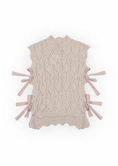 Sleeveless Side-Tie Crochet Knit Top | Forever 21 Womens