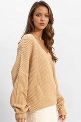 V-Neck Knit Sweater | Forever 21 Womens