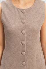 Rib-Knit Button-Front Sleeveless Top | Forever 21 Womens