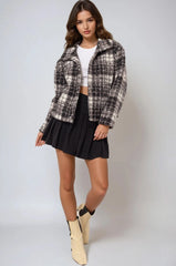 Plaid Boucle Jacket | Forever 21 Womens