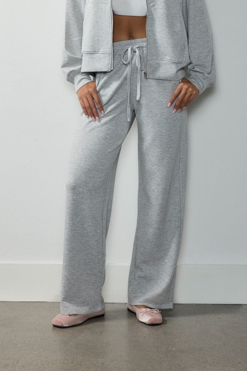 Wide-Leg Scuba Sweatpants | Forever 21 Womens