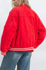 Corduroy Varsity Jacket | Forever 21 Womens