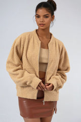 Boucle Zip-Front Bomber Jacket | Forever 21 Womens