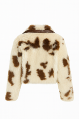 Faux Fur Cow Print Jacket | Forever 21 Womens