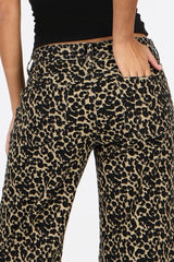 Leopard Print Low-Rise Wide-Leg Jeans | Forever 21 Womens