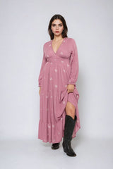 Floral-Embroidered Tiered Maxi Dress | Forever 21 Womens