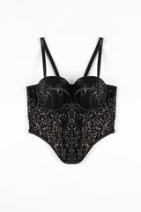 Sequin Bustier Sleeveless Top | Forever 21 Womens
