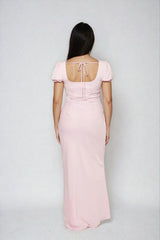 Puff-Sleeve Satin Maxi Dress | Forever 21 Womens
