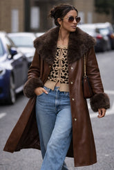 Leopard Lace-Up Bow Cardigan Sweater | Forever 21 Womens