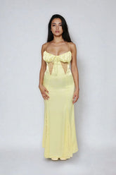 Satin Lace-Panel Maxi Dress | Forever 21 Womens