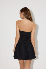 Strapless Ponte Knit Bubble Hem Dress | Forever 21 Womens