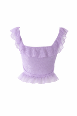 Ruffle Lace Cropped Top | Forever 21 Womens