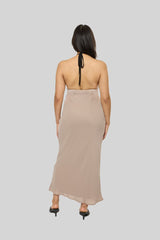 Lace Halter Crepe Maxi Dress | Forever 21 Womens