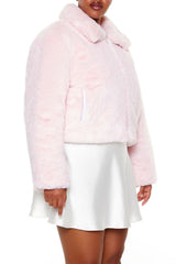 Plus Size Faux Fur Zip-Up Coat | Forever 21 Womens