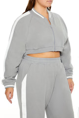 Plus Size Active Striped Jacket | Forever 21 Womens