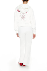 Embroidered Devil Heart Sweatpants | Forever 21 Womens