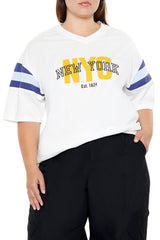 Plus Size Striped New York Tee | Forever 21 Womens