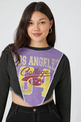 Cropped Los Angeles College Pullover | Forever 21 Womens