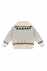 Horse Print Pom-Pom Zip-Up Sweater | Forever 21 Womens