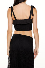 Lace Tie-Strap Corset Top | Forever 21 Womens