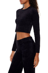 Fuzzy Knit Cropped Sweater | Forever 21 Womens