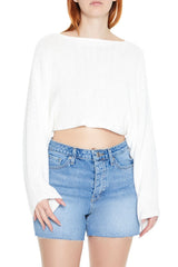 Cropped Split-Back Sweater | Forever 21 Womens