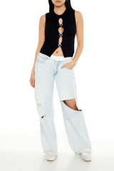 Rhinestone Heart Sweater Vest | Forever 21 Womens