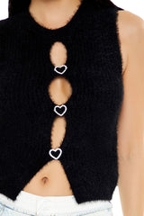 Rhinestone Heart Sweater Vest | Forever 21 Womens