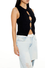 Rhinestone Heart Sweater Vest | Forever 21 Womens