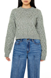 Cable & Honeycomb Knit Sweater | Forever 21 Womens