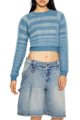 Striped Cropped Sweater | Forever 21 Womens