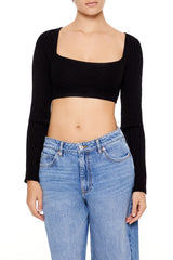 Super Cropped Sweater-Knit Top | Forever 21 Womens