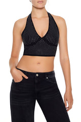 Sequin Halter Crop Top | Forever 21 Womens