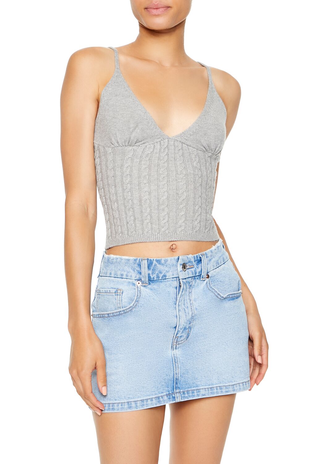 Cropped Sweater-Knit Cami | Forever 21 Womens