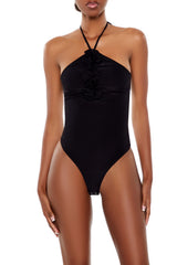Rosette Halter Bodysuit | Forever 21 Womens