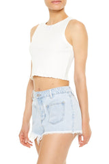 Lettuce-Edge Bow Tank Top | Forever 21 Womens