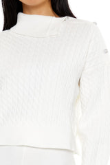 Faux Pearl Cable Knit Sweater | Forever 21 Womens
