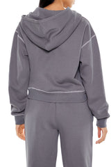 Skeleton Graphic Zip-Up Hoodie | Forever 21 Womens