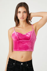 Velvet Corset Cami | Forever 21 Womens