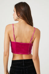 Velvet Corset Cami | Forever 21 Womens