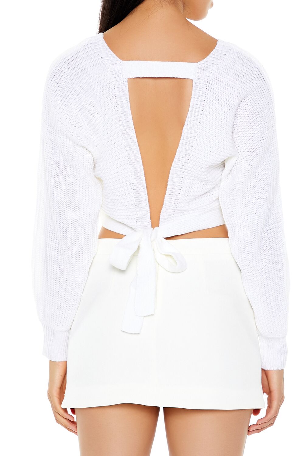Open-Back Cropped Sweater | Forever 21 Womens