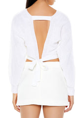 Open-Back Cropped Sweater | Forever 21 Womens