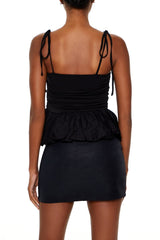 Tie-Strap Peplum Cami | Forever 21 Womens