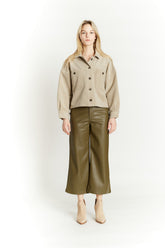 Cropped Shacket by Oat New York | Forever 21 Womens