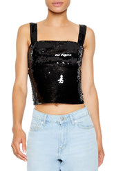 Tie-Back Sequin Top | Forever 21 Womens