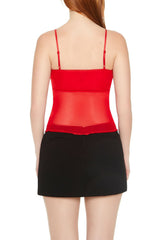 Sheer Mesh Bow Cami | Forever 21 Womens