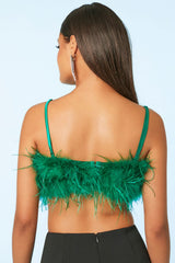 Feather Cropped Cami | Forever 21 Womens